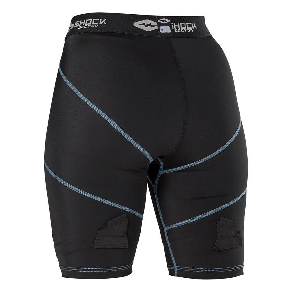 Shock Doctor Girl's Compression Hockey Short with Pelvic Protector-3