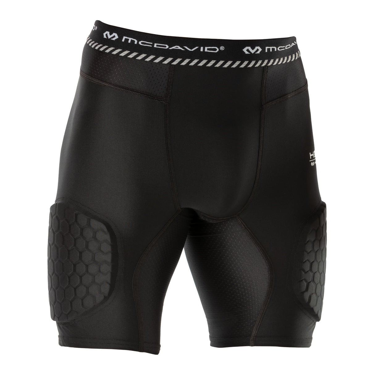 McDavid Men's Hex Basketball Short with Thigh Pads-2