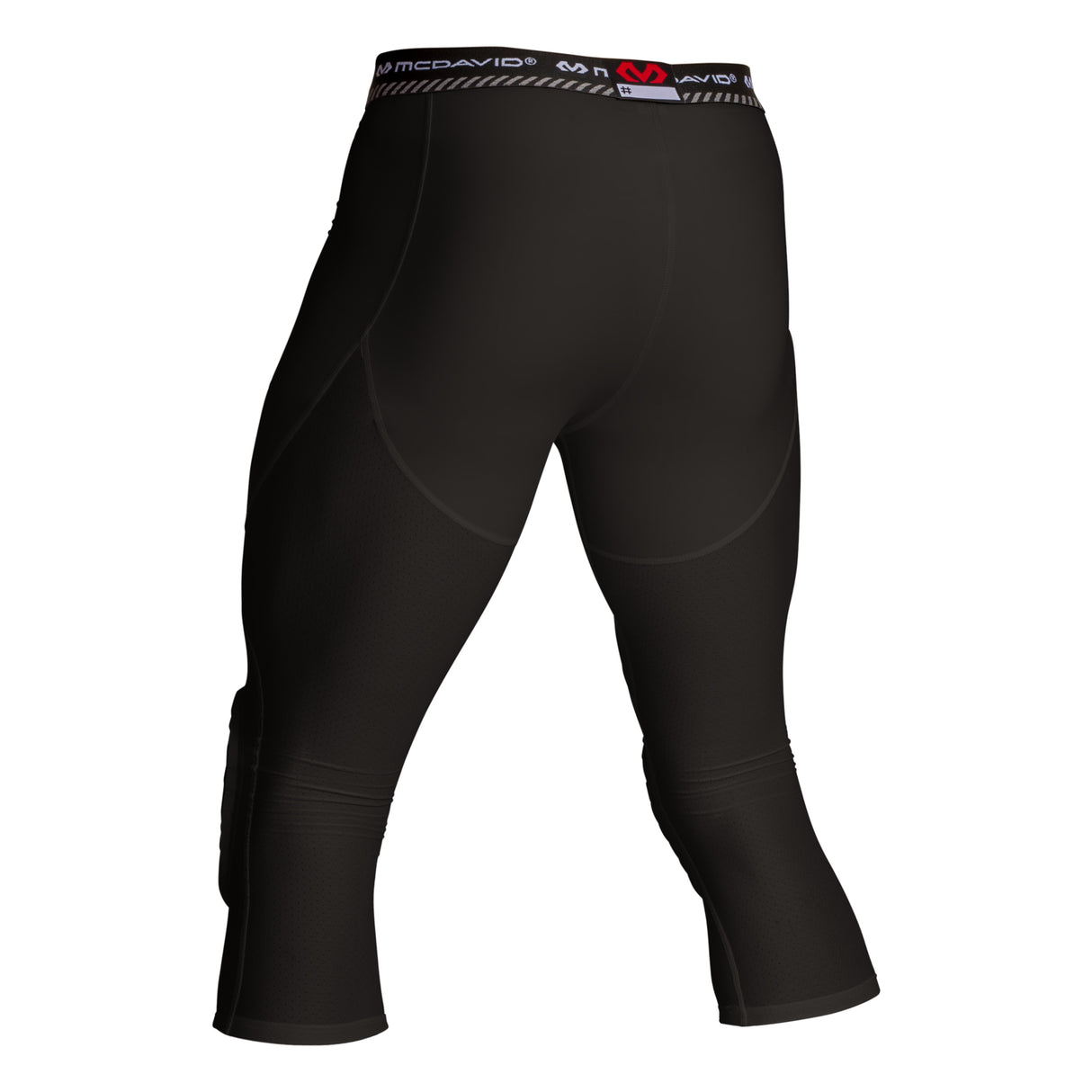 McDavid Adult Hex Basketball Tight with Knee Pads 3/4-3