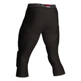 McDavid Adult Hex Basketball Tight with Knee Pads 3/4-3