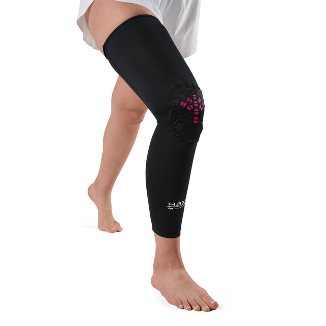 McDavid Adult HEX Viz Leg Sleeve Single-1