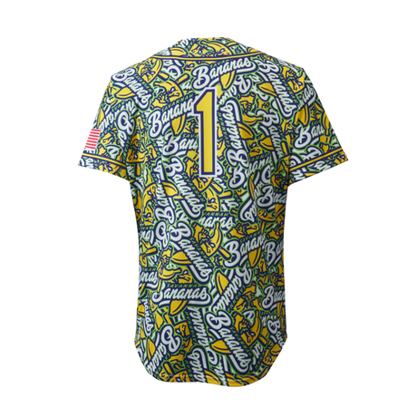 EvoShield Adult EVO Savannah Bananas Replica Baseball Jersey-2