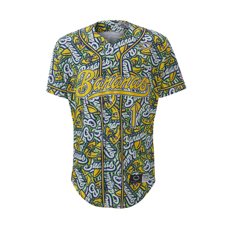 EvoShield Adult EVO Savannah Bananas Replica Baseball Jersey-1