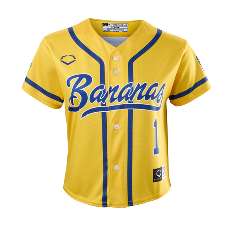 Wilson Women's Savannah Bananas Crop Softball Jersey-1