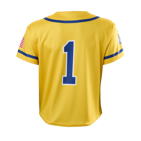 Wilson Women's Savannah Bananas Crop Softball Jersey-2