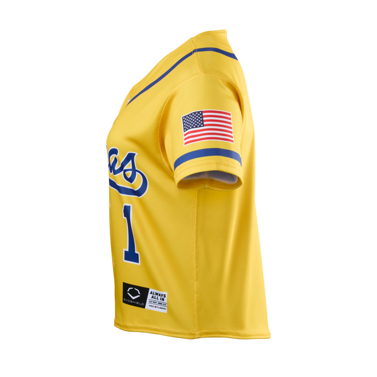 Wilson Women's Savannah Bananas Crop Softball Jersey-3
