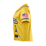Wilson Women's Savannah Bananas Crop Softball Jersey-3