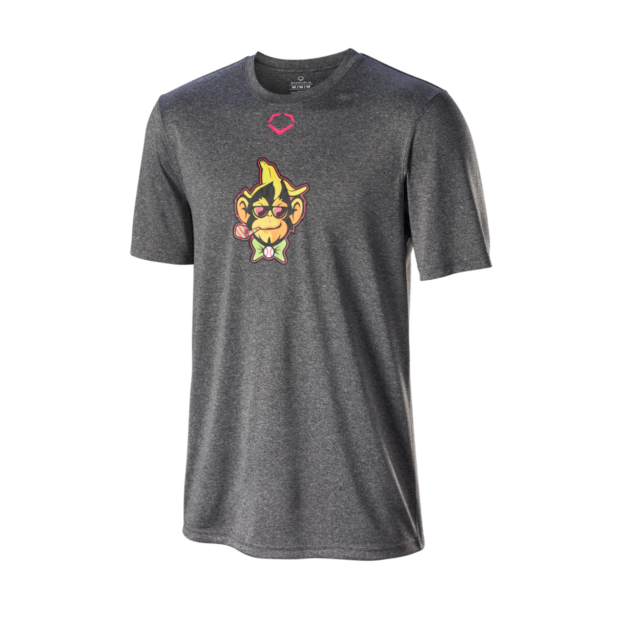 Wilson Adult Party Animals Heather Tech Baseball Tee-5