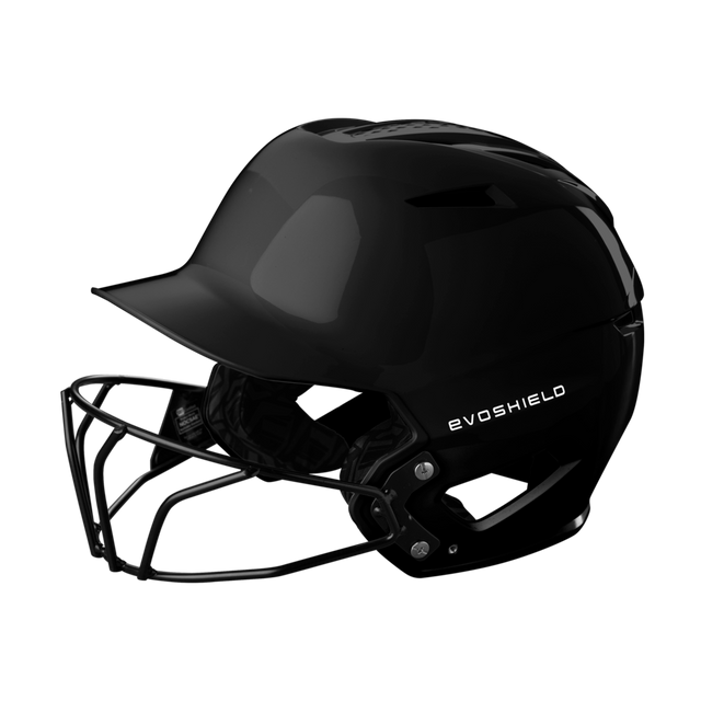 EvoShield Xvt 2.0 Glossy Batting Helmet with Facemask-3