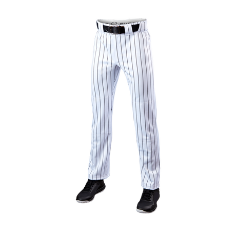 Wilson Youth Salute Pinstripe Open Bottom Baseball Pants-5