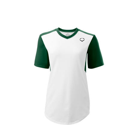 Wilson Girl's E810 V-neck Pullover Softball Jersey-1