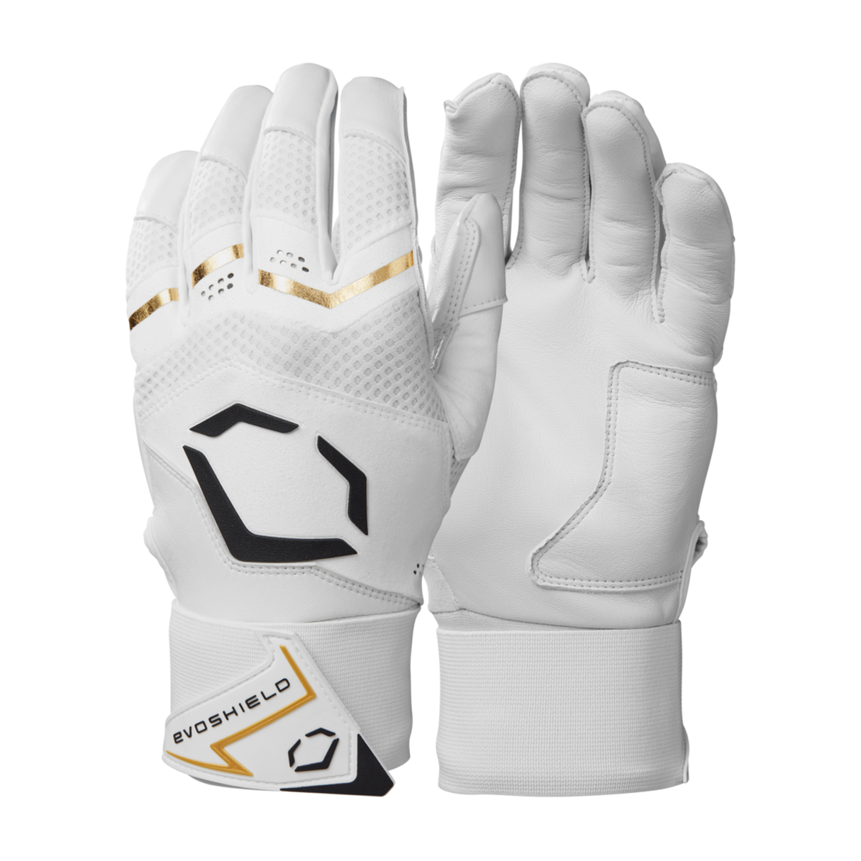 Wilson Youth Carbyne Batting Gloves with Strap-2
