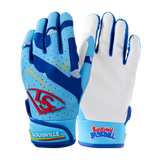 Wilson Youth Backyard Baseball Clouds Genuine V2 Batting Gloves-2