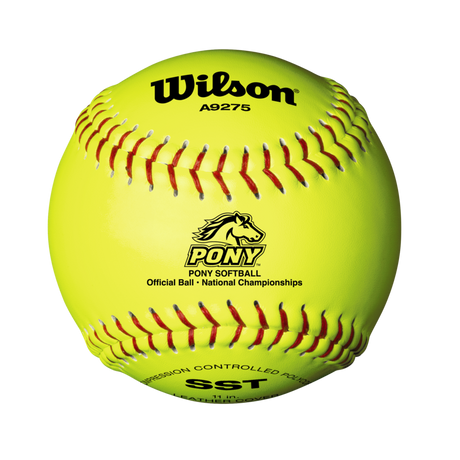 Wilson Pl 11 Softball Yel/Poly