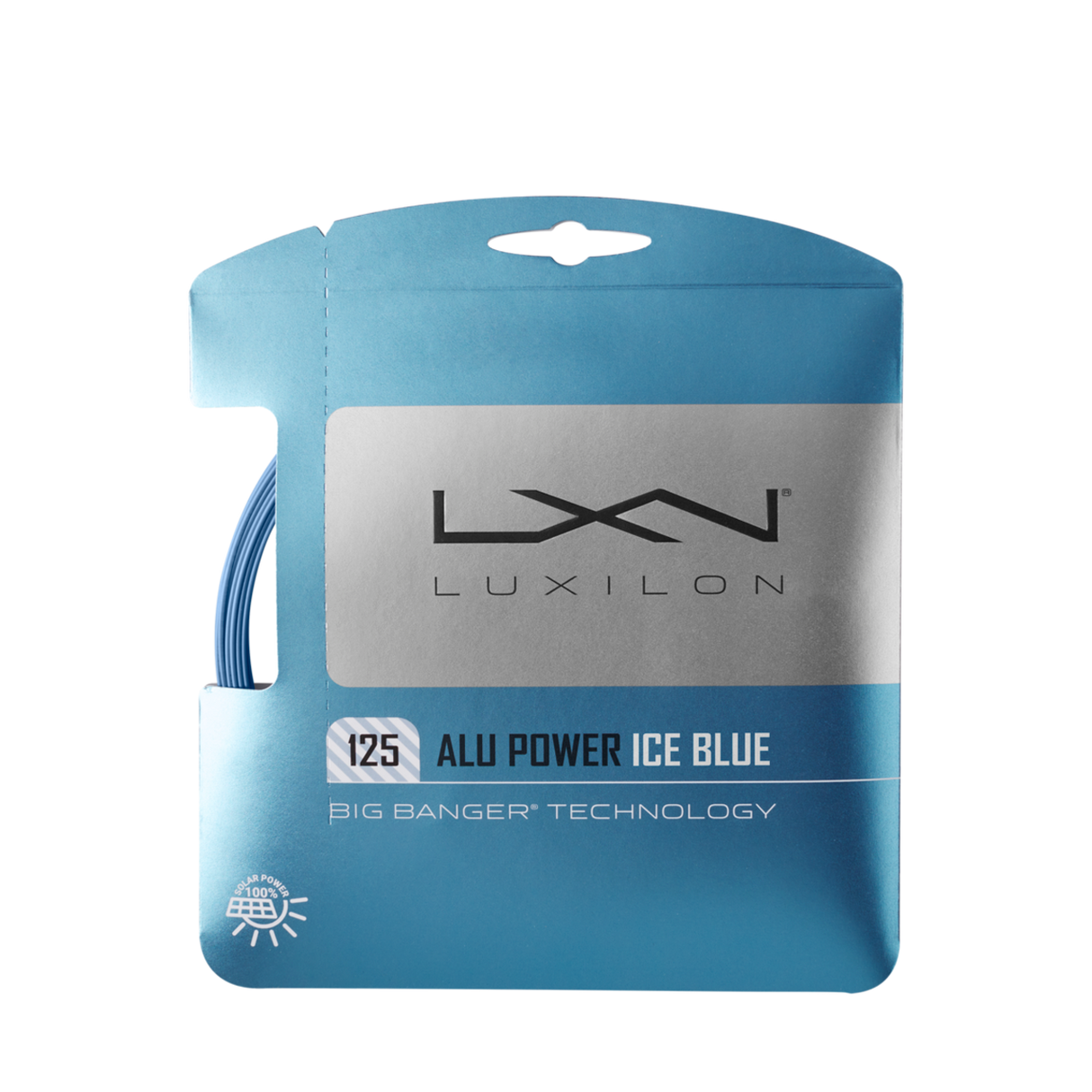 Luxilon Tennis Adult Aluminum Power 125 Set Ice-2