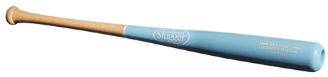 Louisville Slugger Genuine Mix Unfinished Light Blue Baseball Bat-2