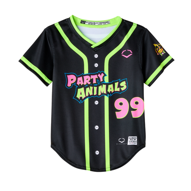 Wilson Youth Toddler EVO Party Animals Rep Baseball Jersey-2