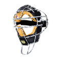 Wilson Dyna-lite Camo Aluminum Umpire Facemask-1