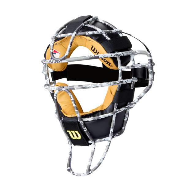 Wilson Dyna-lite Camo Aluminum Umpire Facemask-1