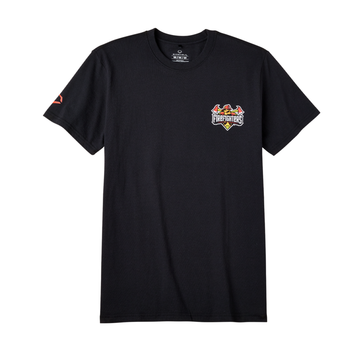 EvoShield Men's Unisex Firefighters Emboss Baseball Tee-2