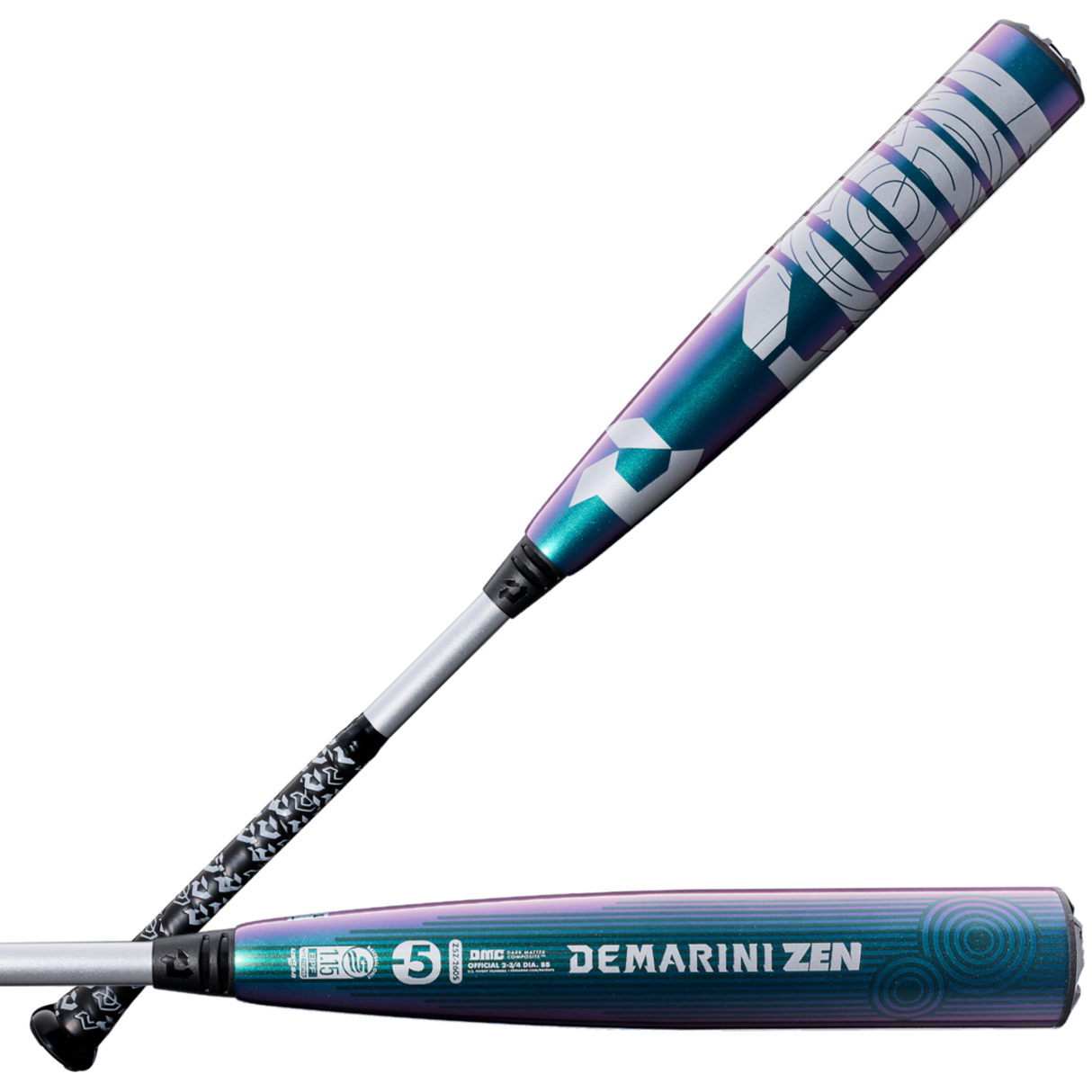 DeMarini Adult 2026 Zen Oil Slick -5 2 3/4" USSSA Baseball Bat-6