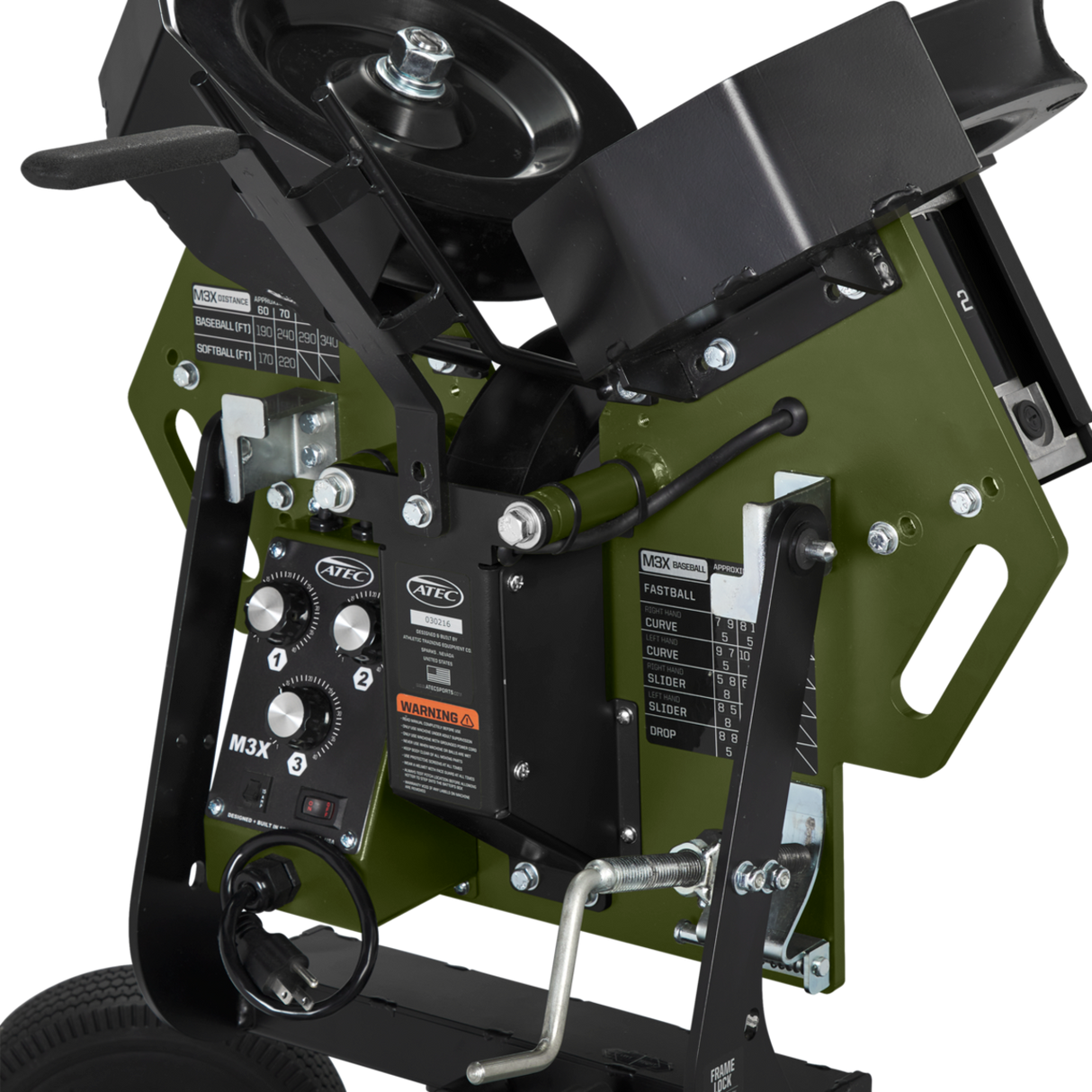 Atec M3X 2.0 Softball Training Machine On Caddypod Softball-5