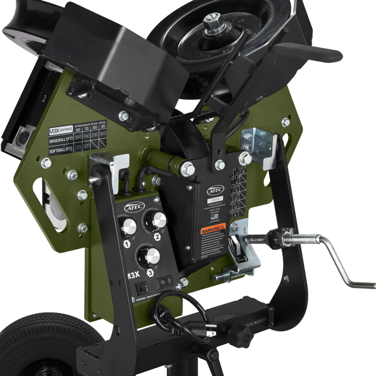 Atec M3X 2.0 Softball Training Machine On Caddypod Softball-6