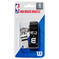 Wilson NBA Brass Whistle with Lanyard Basketball-1