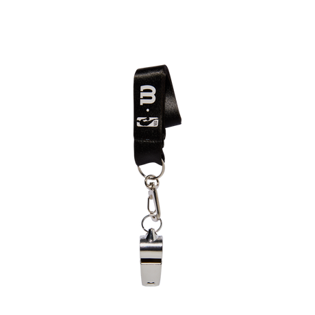 Wilson NBA Brass Whistle with Lanyard Basketball-2