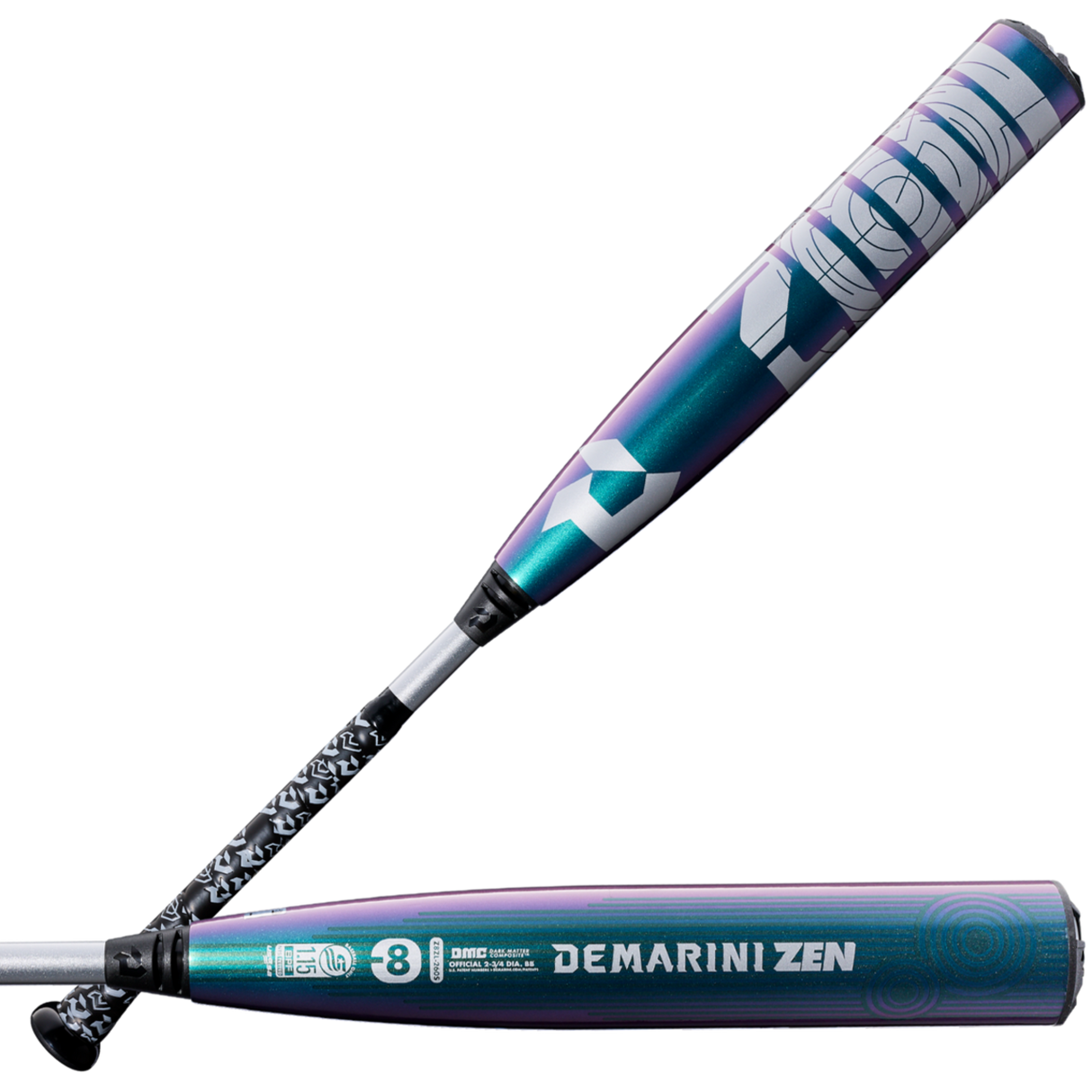DeMarini Adult 2026 Zen Oil Slick -8 2 3/4" USSSA Baseball Bat-6