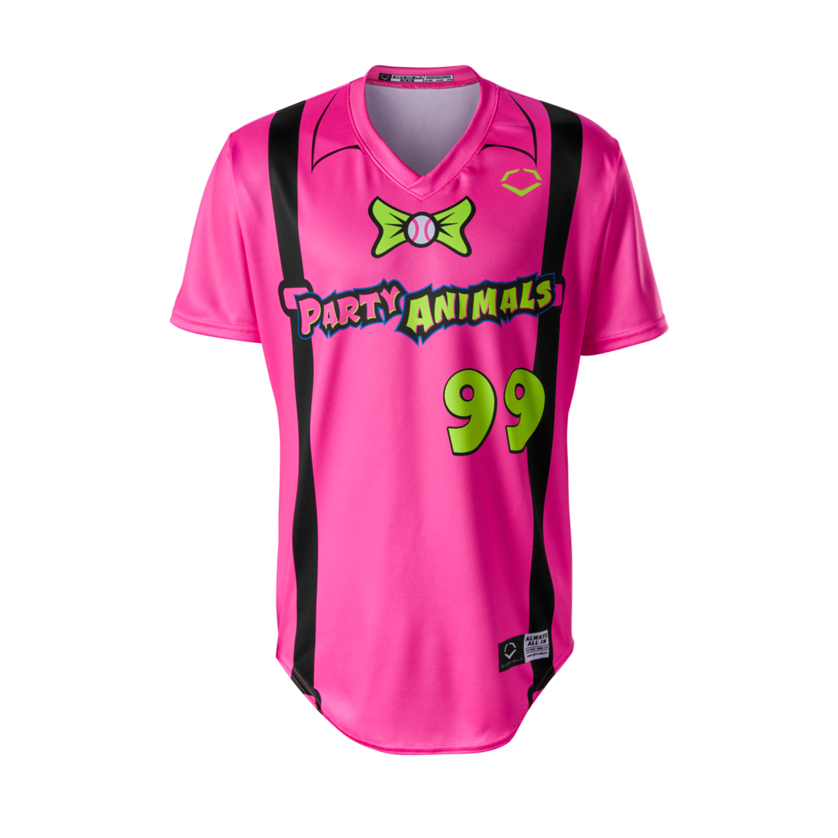 EvoShield Youth EVO Party Animal Short Sleeve Replica Baseball Jersey-1
