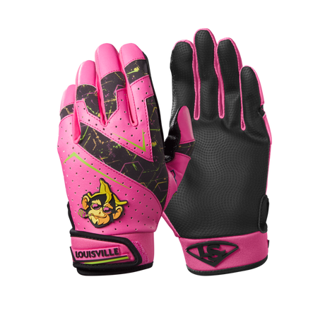 Louisville Slugger Party Animals Youth Genuine V2 Batting Gloves-2