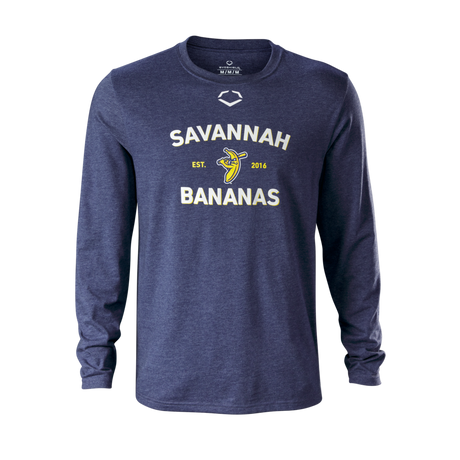 EvoShield Youth EVO Bananas Compression Heather Long Sleeve-1