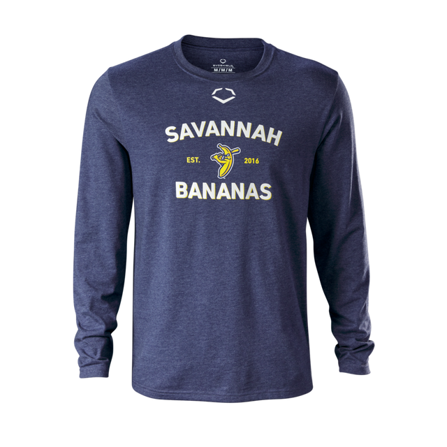 EvoShield Youth EVO Bananas Compression Heather Long Sleeve-1