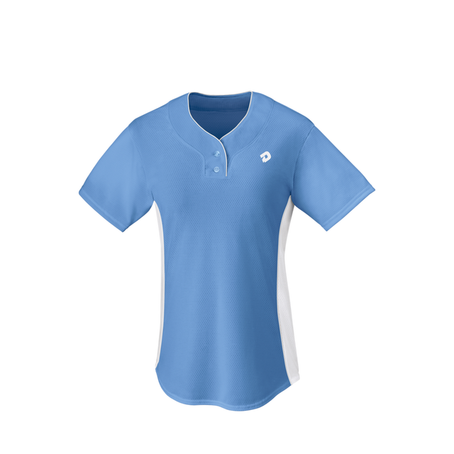 Wilson Girl's T600 2-button Softball Jersey-2