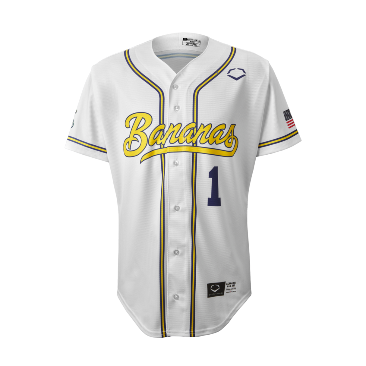 EvoShield Youth EVO Savannah Bananas Replica Baseball Jersey-1