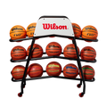 Wilson Deluxe Basketball Cart 15 Balls-1
