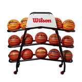 Wilson Deluxe Basketball Cart 15 Balls-1