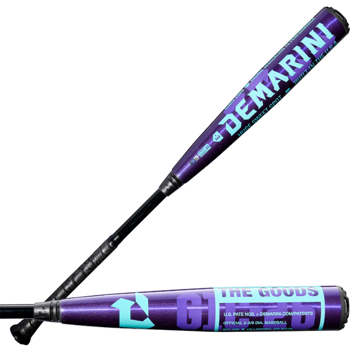 DeMarini 2026 the Goods Royal Purple -3 BBCOR Baseball Bat-6