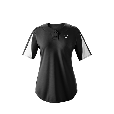 Wilson Girl's E601 2-button Placket Pullover Softball Jersey-2