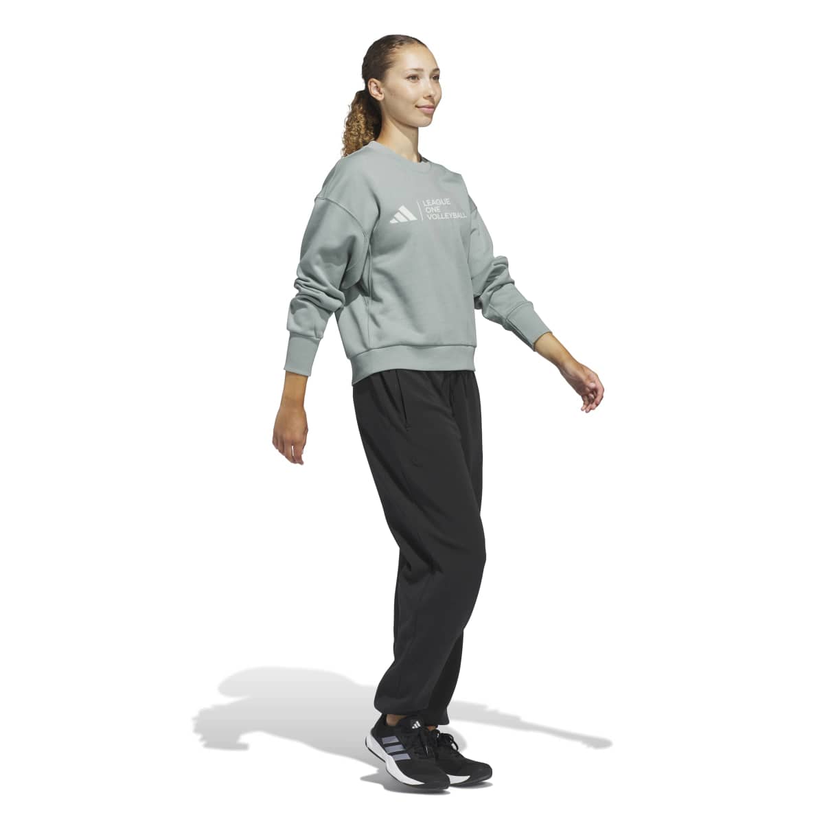 adidas Women's Lovb Logo Graphics Pullover-5