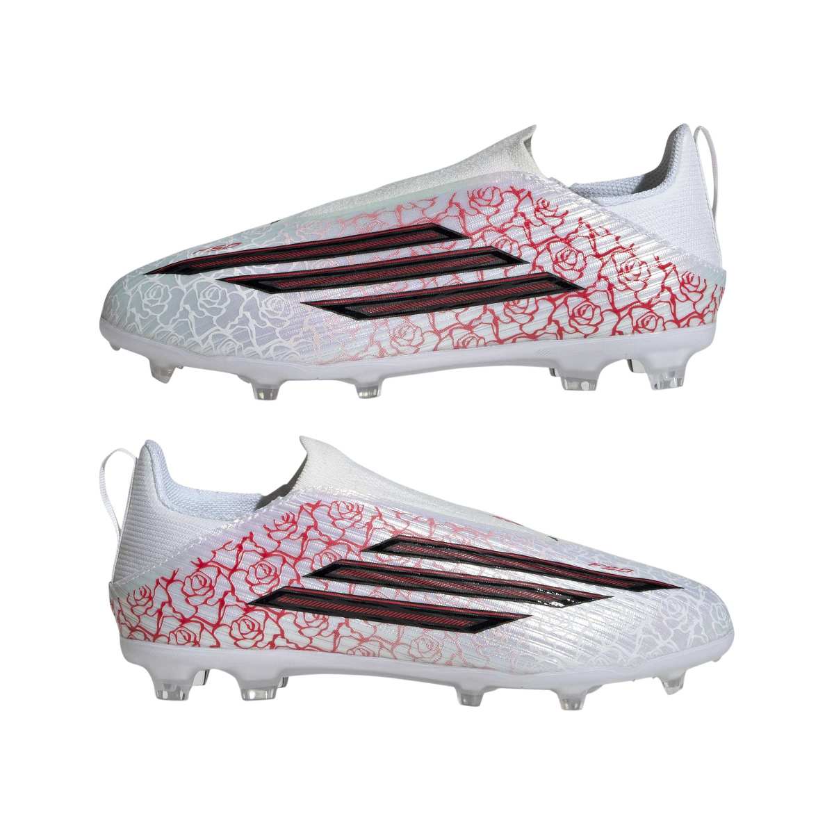 adidas Youth F50 League Lamine Yamal Laceless Firm Ground Football Cleats-9