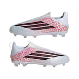adidas Youth F50 League Lamine Yamal Laceless Firm Ground Football Cleats-9