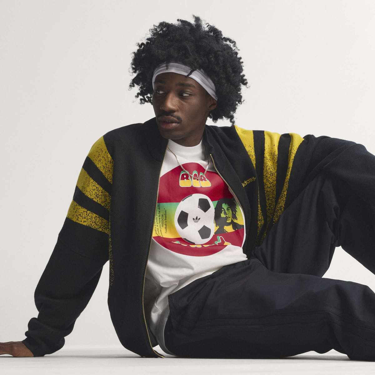 adidas Men's Bob Marley Originals T-Shirt-9