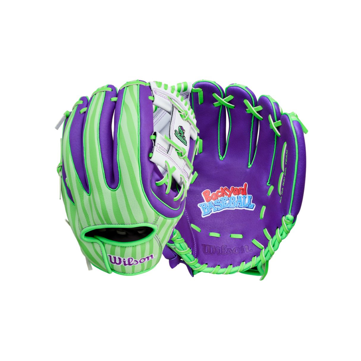 Wilson Men's 2026 Backyard Baseball Melonheads A450 11.5" Youth Baseball Glove-3