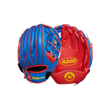 Wilson 2024 A200 Ez Catch 10" T-ball Baseball Glove-3