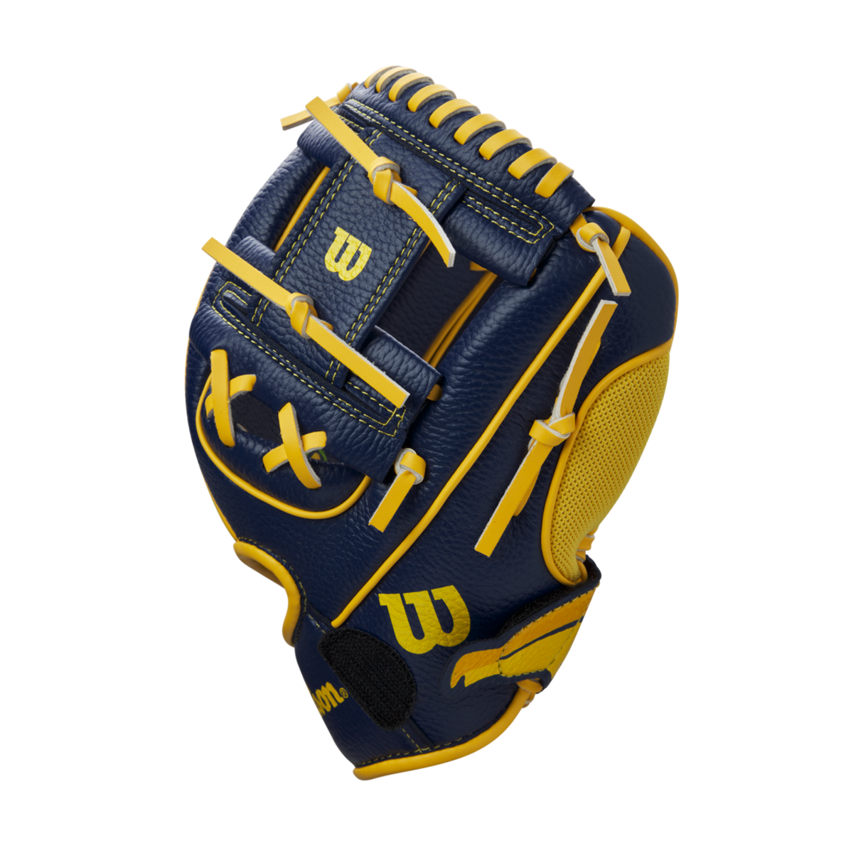 Wilson 2024 A200 Ez Catch Savannah Bananas 10" T-ball Baseball Glove-2