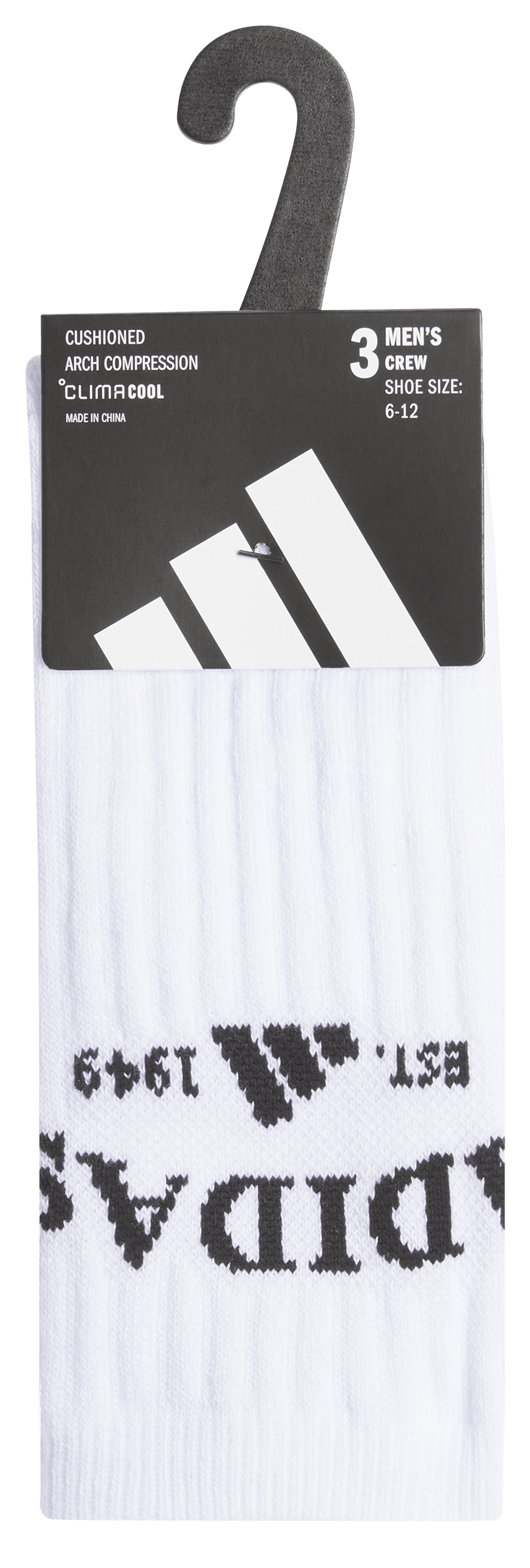 adidas Men's Foundation Sport 3-Pack Crew Sock-6