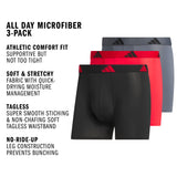 adidas Men's All Day Microfiber 3-Pack Trunk-2