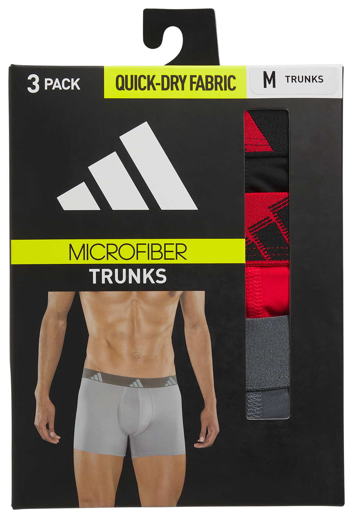 adidas Men's All Day Microfiber 3-Pack Trunk-8